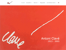 Tablet Screenshot of antoni-clave.org